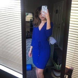 H&M conscious blue dress dress